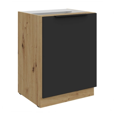 Zestaw mebli kuchennych Alatri Ar 255 cm stylowe szafki kuchenne z frontami wykonanymi w technologii anti fingerprint metalowe uchwyty