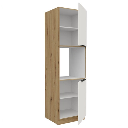 Słupek kuchenny Corato Ar 60 DP-210 2F szafka do zabudowy piekarnika fronty wykonane w innowacyjnej technologii anti fingerprint