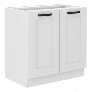 Szafka kuchenna stojąca z półką Livio 80 D 2F BB szafka odporna na parę wodną wysoką temperaturę oraz rozlaną ciecz