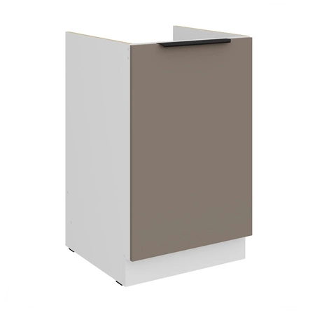 Szafka kuchenna pod zlewozmywak Fiuggi Wh 50 ZL 1F BB szafka odporna na uszkodzenia wykończenie frontów w technologii anti fingerprint