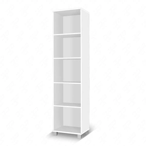 Regał Maximus 50 cm biały nowoczesny design mebla wysoka jakość wykonania obrzeża regału wykończone specjalną okleiną