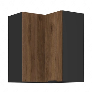 Szafka kuchenna narożna wisząca Brianza 60x60 GN-72 2F metalowy uchwyt krawędziowy szafka odporna na działanie wilgoci i uszkodzenia