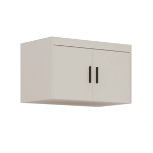 Nadstawka do szafy Rene 90 cm beż piaskowy funkcjonalna szafka powiększy miejsce do przechowywania obuwia ubrań i dodatków