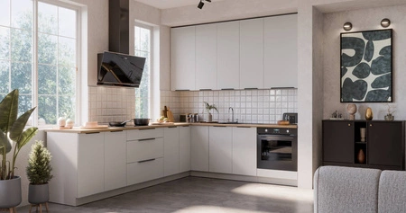 Szafka wisząca Corato Wh 80 NAGU-36 1F szafka kuchenna odporna na uszkodzenia wykończenie frontów w technologii anti fingerprint