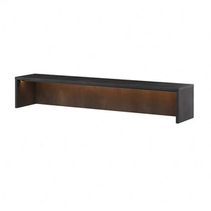 Nadstawka do biurka Teen Flex 110 cm raw steel designerska nadstawka z modnym oświetleniem ledowym o energetyzującej barwie