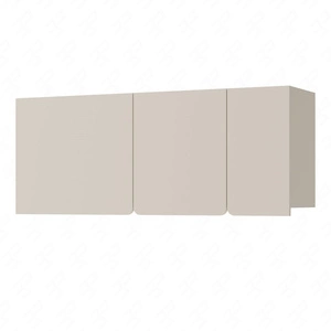 Półka wisząca z drzwiami Paguro 120 cm beż piaskowy / dąb olejowany nowoczesna i praktyczna funkcjonalny mebel do pokoju młodzieżowego czy salonu