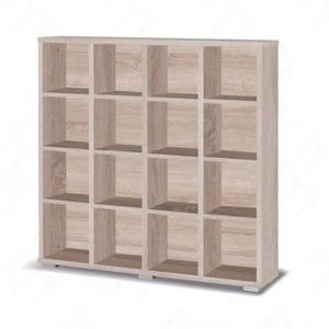 Regał Maximus 100 cm dąb sonoma jasny nowoczesny design mebla wysoka jakość wykonania obrzeża regału wykończone specjalną okleiną