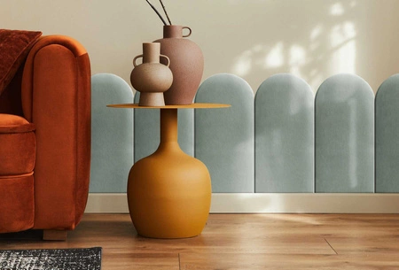 Panel tapicerowany Wally 30x60 cm miętowy stylowy panel ścienny płotek welurowa tkanina modne wykończenie każdej aranżacji