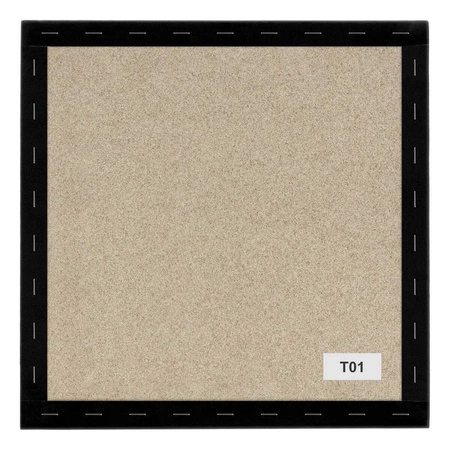 Panel tapicerowany Quadra 50x50 cm czarny stylowy panel ścienny kwadrat welurowa tkanina modne wykończenie każdej aranżacji