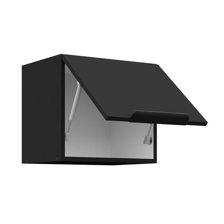 Szafka kuchenna wisząca Black 40 GU-36 1F metalowy uchwyt krawędziowy szafka odporna na działanie wilgoci i uszkodzenia