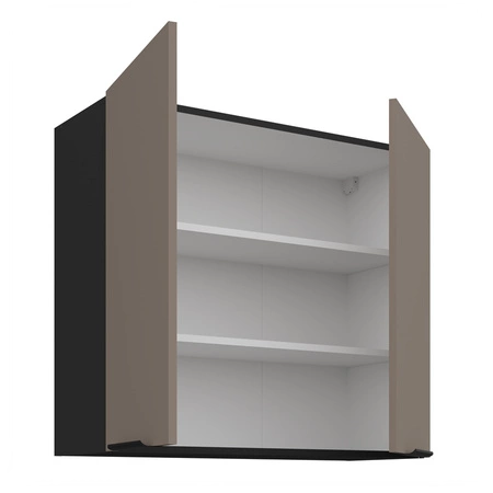 Szafka kuchenna wisząca Fiuggi Bl 80 G-72 2F szafka kuchenna odporna na uszkodzenia wykończenie frontów w technologii anti fingerprint