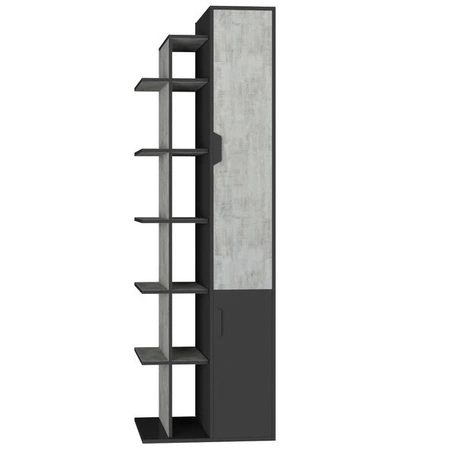 Zestaw mebli dziecięcych Nano 1 grafit / enigma idealna propozycja do pokoju młodzieżowego w modnym stylu