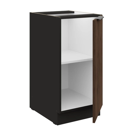 Szafka kuchenna stojąca z półką Brianza 40 D 1F BB metalowy uchwyt krawędziowy szafka odporna na działanie wilgoci i uszkodzenia