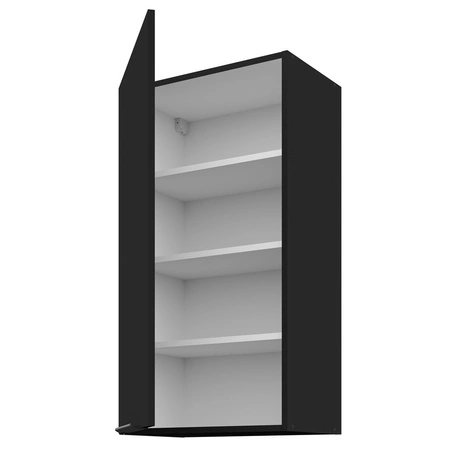 Szafka kuchenna wisząca Black 50 G-90 1F metalowy uchwyt krawędziowy szafka odporna na działanie wilgoci i uszkodzenia