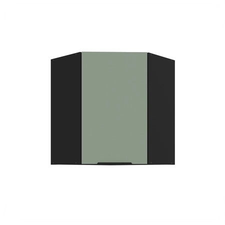 Szafka kuchenna narożna wisząca Treviso Bl 60x60 GN-72 1F odporna na uszkodzenia wykończenie frontów w technologii anti fingerprint
