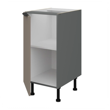 Szafka kuchenna stojąca z półką Fiuggi Ant 40 D 1F BB szafka odporna na uszkodzenia wykończenie frontów w technologii anti fingerprint