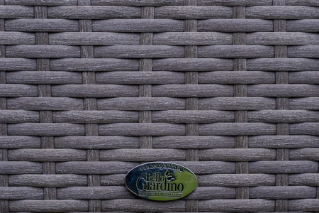 Zestaw mebli ogrodowych Eccellente szary praktyczny zestaw mebli wykonanych z technorattanu lekka konstrukcja idealna na taras