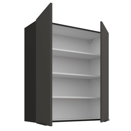 Szafka kuchenna wisząca Aversa Bl 80 G-90 2F szafka kuchenna odporna na uszkodzenia wykończenie frontów w technologii anti fingerprint