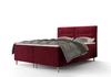 Łóżko kontynentalne Voltera 160x200 bordowy w nowoczesnym skandynawskim stylu z charakterystycznym wezgłowiem
