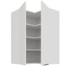 Szafka kuchenna narożna wisząca Corato Wh 60x60 GN-90 2F odporna na uszkodzenia wykończenie frontów w technologii anti fingerprint