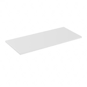 Blat do szafki łazienkowej Iconic 100 cm biały blat wykonany z wytrzymałej płyty MDF zapewnia długotrwałe użytkowanie