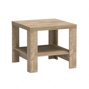 Stolik kawowy Natural 65 cm dąb ribbeck praktyczny mały stolik o klasycznej konstrukcji doskonałe dopełnienie aranżacji salonu