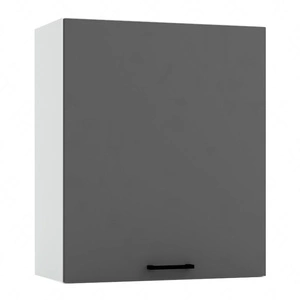 Szafka kuchenna wisząca Clara W60 szafka do kuchni odporna na działanie wilgoci i uszkodzenia czarne metalowe uchwyty