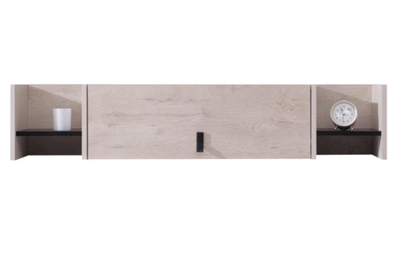 Zestaw mebli Niko czarny / dąb / beż idealna propozycja do pokoju młodzieżowego lub dziecięcego w modnym stylu