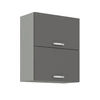 Szafka kuchenna wisząca Grey 60 GU-72 2F szafka odporna na parę wodną wysoką temperaturę i rozlaną ciecz