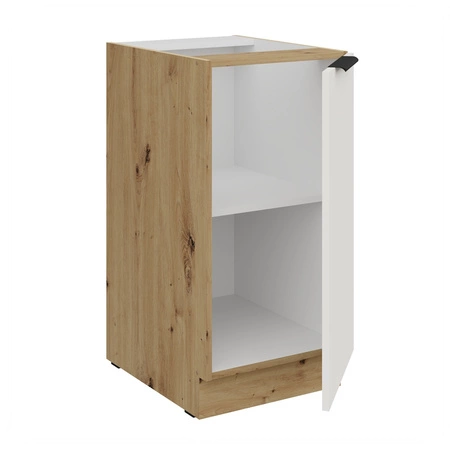 Szafka kuchenna stojąca z półką Corato Ar 40 D 1F BB szafka odporna na uszkodzenia wykończenie frontów w technologii anti fingerprint