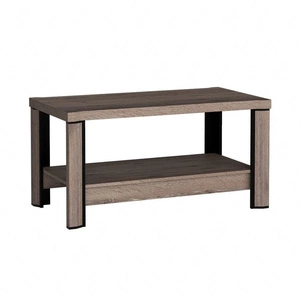 Stolik kawowy Dallas 120 cm dąb truflowy / czarny wytrzymały odporny blat idealny stolik do każdej aranżacji