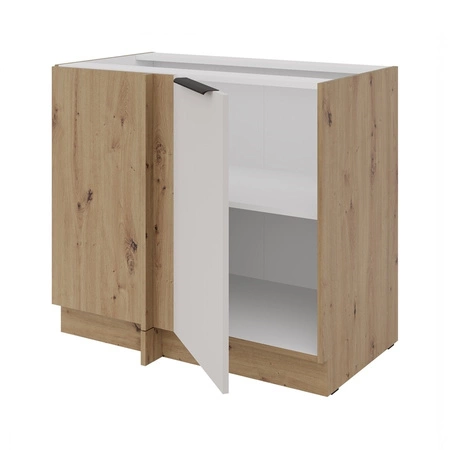 Szafka kuchenna narożna dostawiana Soela 105 ND 1F BB lewa metalowy uchwyt krawędziowy odporność na działanie wilgoci i uszkodzenia