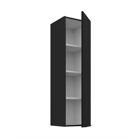 Szafka kuchenna wisząca Black 30 G-108 1F metalowy uchwyt krawędziowy szafka odporna na działanie wilgoci i uszkodzenia