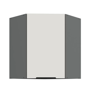 Szafka kuchenna narożna wisząca Corato Ant 60x60 GN-72 1F odporna na uszkodzenia wykończenie frontów w technologii anti fingerprint