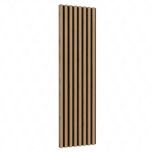 Panel ścienny dekoracyjny z lamelami Celine 51 cm dąb wotan / czarny nowoczesny design stylowe wykończenie salonu
