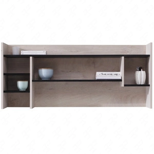 Nadstawka do biurka Niko czarny / dąb / beż nowoczesna i praktyczna funkcjonalny mebel do pokoju młodzieżowego