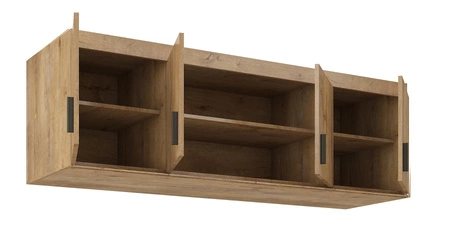 Nadstawka do szafy Rene 176 cm dąb lefkas funkcjonalna szafka powiększy miejsce do przechowywania obuwia ubrań i dodatków