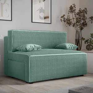 Kanapa rozkładana Brandon patynowa nowoczesny design i szeroka funkcjonalność trójwymiarowa tkanina o wyrazistych prążkach