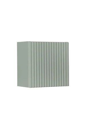 Zestaw mebli łazienkowych Line Reed Green szałwiowy / dąb coast evoke designerskie szafki łazienkowe stylowe pionowe ryflowania