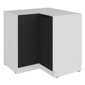 Szafka kuchenna narożna Alatri Wh 90x90 DN 2F BB szafka odporna na uszkodzenia wykończenie frontów w technologii anti fingerprint