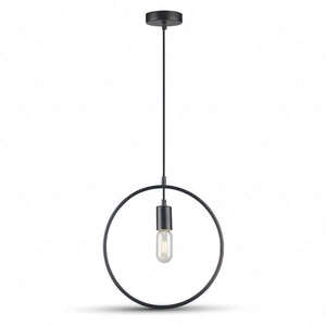 Lampa wisząca Set czarna stylowa lampa sufitowa w kształcie koła idealna do wnętrz w stylu nowoczesnym minimalistyczny design