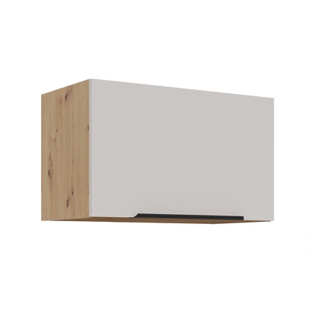 Zestaw mebli kuchennych Soela 260 cm eleganckie szafki kuchenne z metalowymi uchwytami krawędziowymi subtelna naturalna kolorystyka