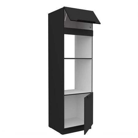 Słupek kuchenny Alatri Bl 60 DPM-210 2F szafka do zabudowy mikrofali i piekarnika fronty wykonane w technologii anti fingerprint