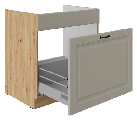 Szafka kuchenna pod zlewozmywak z szufladą Delos 80 ZL 1S BB szafka odporna na parę wodną wysoką temperaturę i rozlaną ciecz