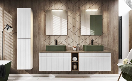 Szafka łazienkowa wisząca Santa Fe 20 cm dąb vintage praktyczna i funkcjonalna szafka pod blat regał doskonale dopełni zestaw mebli