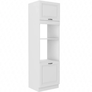 Słupek kuchenny Snow 60 DPM-210 2F szafka do zabudowy mikrofali i piekarnika odporna na parę wodną wysoką temperaturę i rozlane ciecze