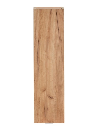 Szafka łazienkowa wisząca Capri 20 cm dąb craft złoty stylowa szafka z półkami front wzbogacony metalowym uchwytem krawędziowym