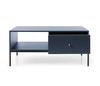 Stolik kawowy Mono granatowy z szufladami minimalistyczny design blat odporny na rozlane ciecze