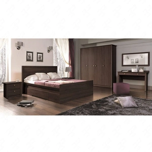 Zestaw mebli do sypialni Finezja dąb sonoma czekolada klasyczny design, funkcjonalny i komfortowy zachwyci miłośników klasycznych wnętrz
