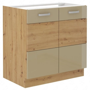 Szafka kuchenna pod zlewozmywak Arton 80 ZL 2F BB szafka odporna na parę wodną rozlaną ciecz i wysoką temperaturę